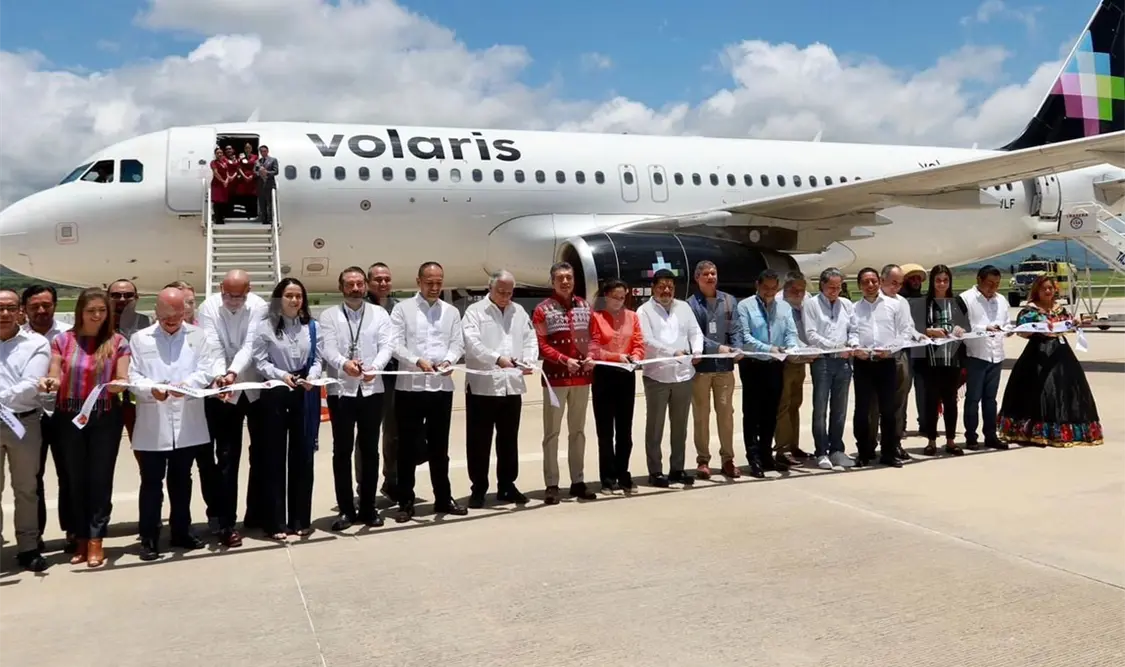 Arriba primer vuelo comercial Monterrey-Tapachula
