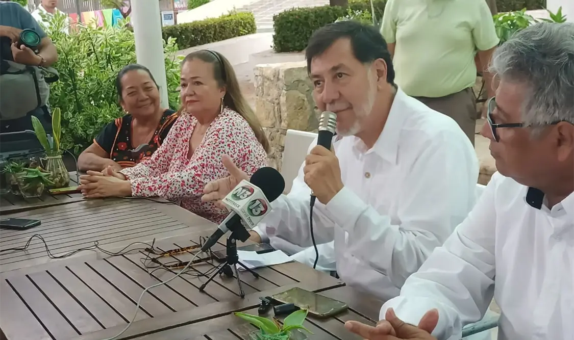 Tengan para que aprendan, dice Noroña