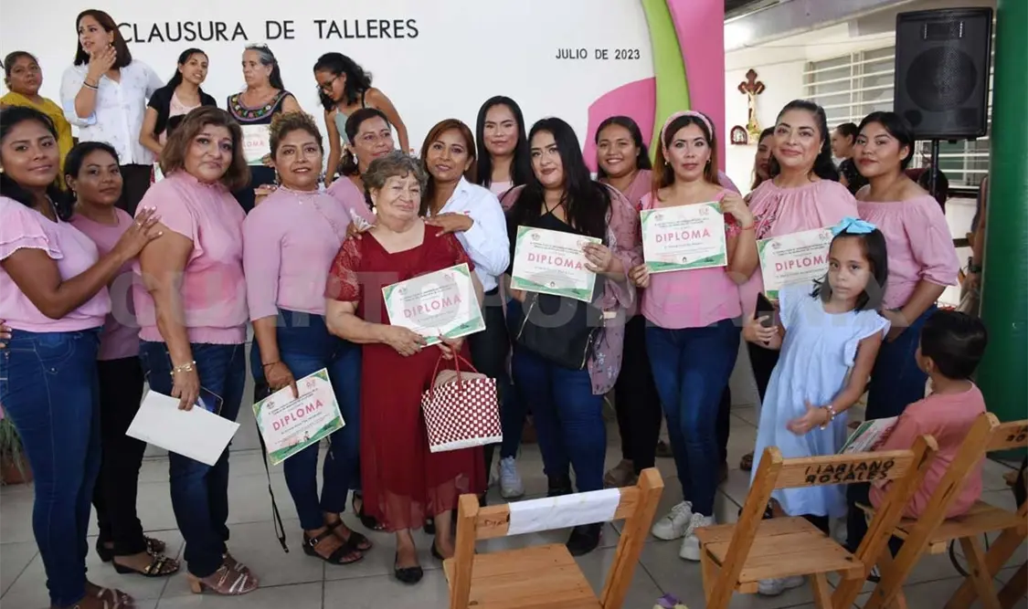 Margarita Sarmiento clausura los cursos de autoempleo