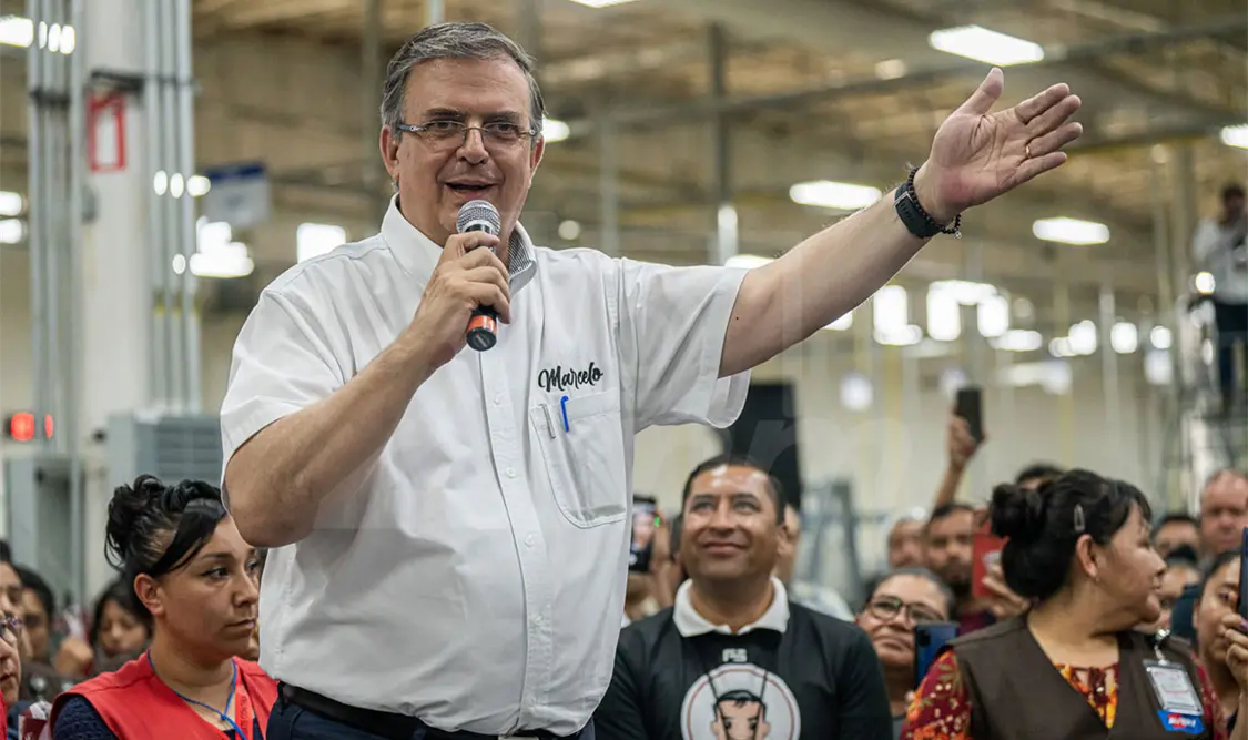 Ebrard reporta 264 mil pesos en gastos