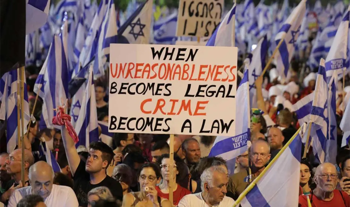 Más de 150 mil israelíes vuelven a manifestarse