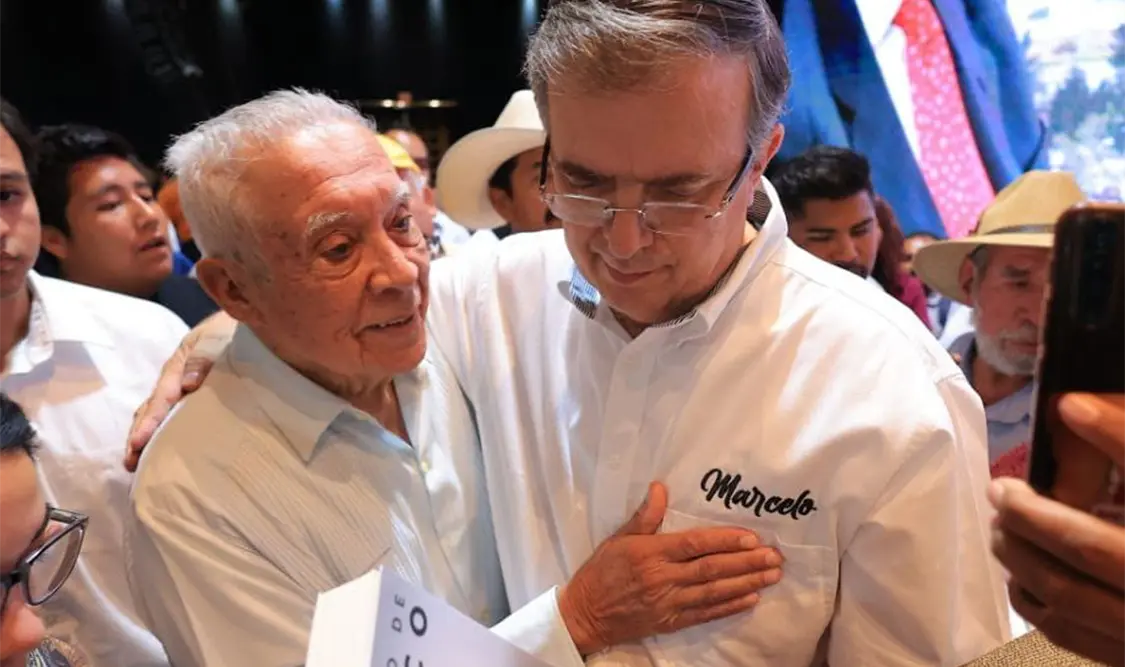 Ebrard presenta Plan Ángel en la ciudad de Puebla