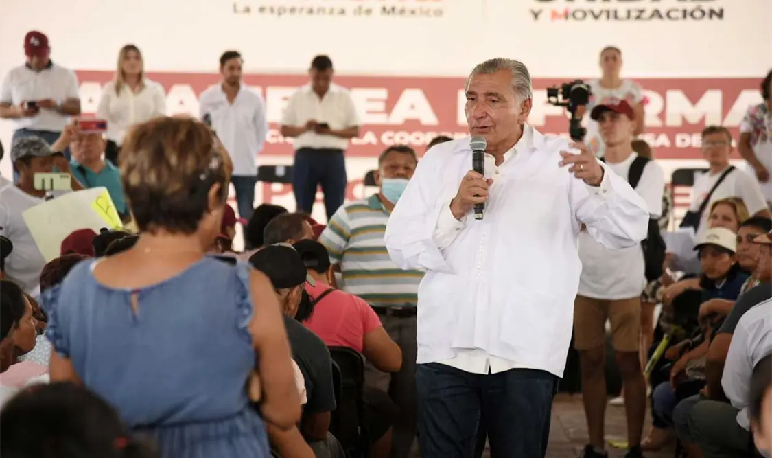 Anuncia Adán Augusto “cruzada” en todo el país
