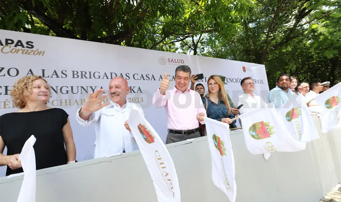 Dan banderazo de salida a brigadas casa por casa