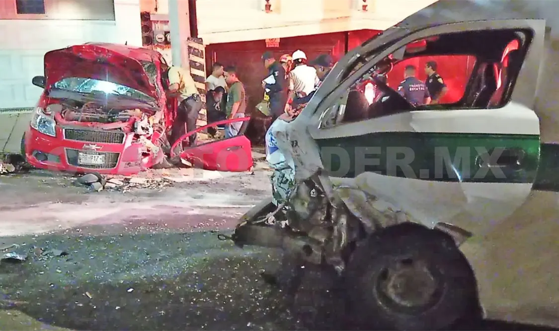 Un aparatoso accidente de tránsito deja seis heridos