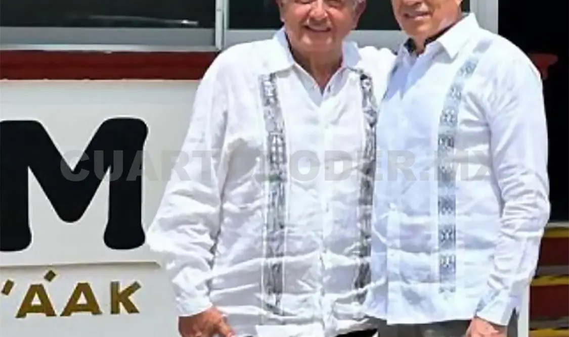 Acompaña REC a AMLO en supervisión del Tren Maya