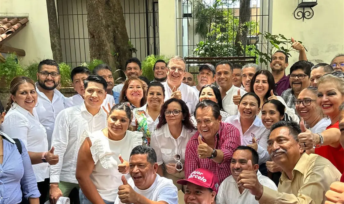 Marcelo Ebrard continúa reuniones con el pueblo
