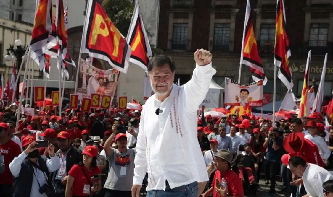 Noroña continúa su campaña en Iztapalapa
