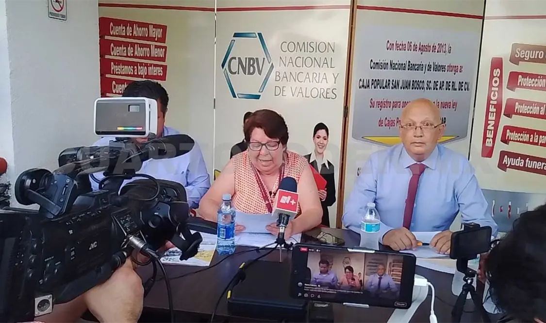 Precisan situación de la Caja Popular San Juan Bosco