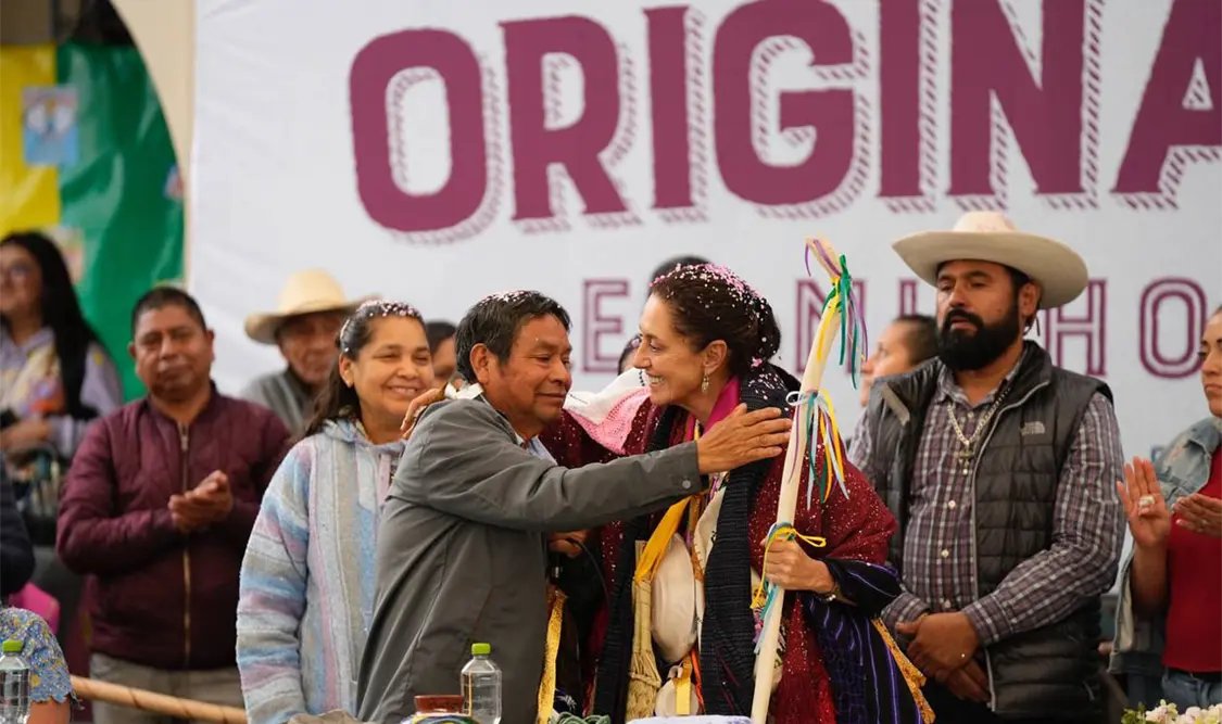 Comunidad purépecha nombra “nana” a Sheinbaum