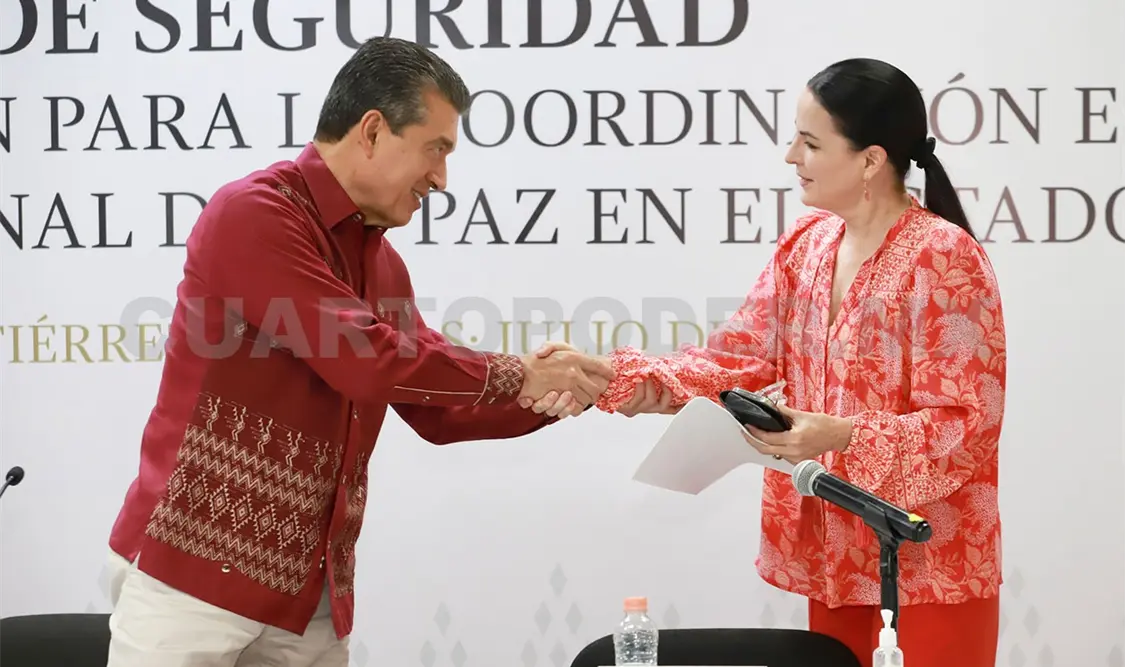 Reconoce Escandón trabajo a favor de la seguridad