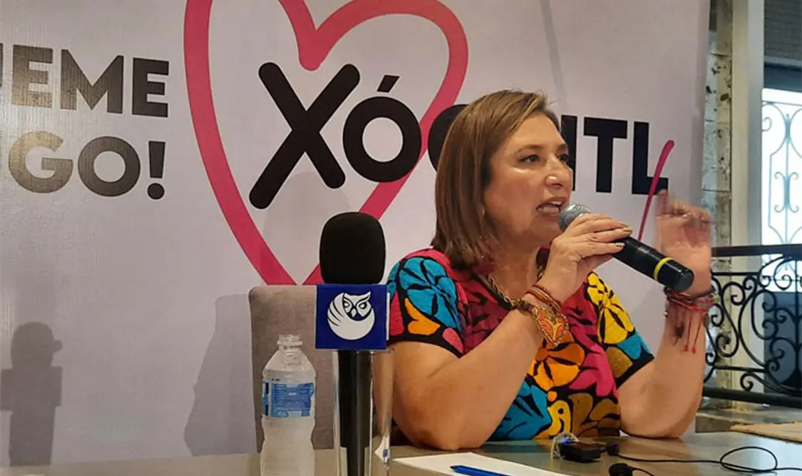 Xóchitl afirma que nada la distrae