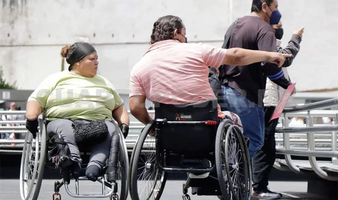 De 16 mil 592 pesos el ingreso promedio trimestral monetario de las personas con alguna discapacidad. Diego Pérez / CP
