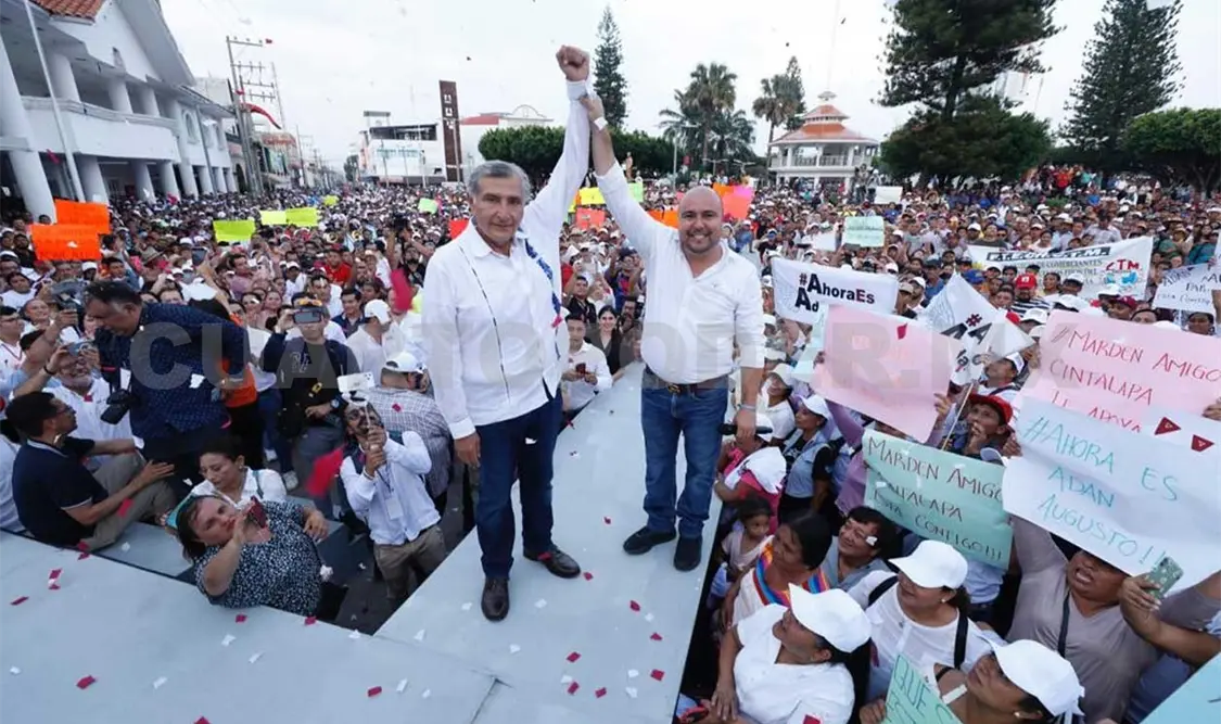 Recibieron 20 mil frailescanos a Adán