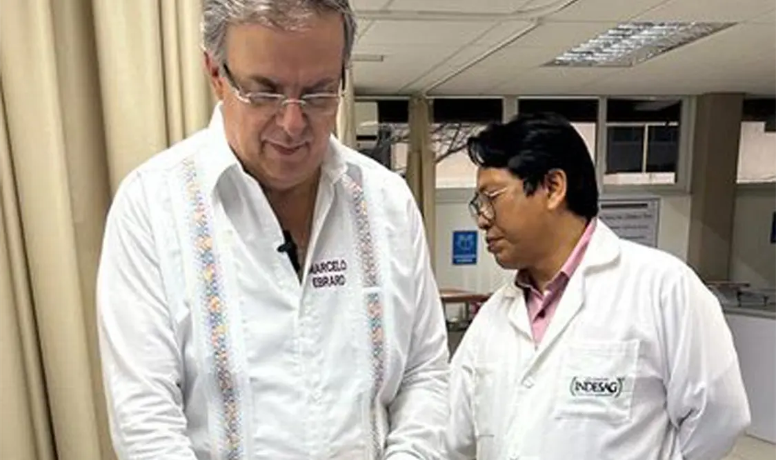 De ganar la Presidencia de la República, Marcelo Ebrard impulsará un sistema de salud único y universal. Twitter