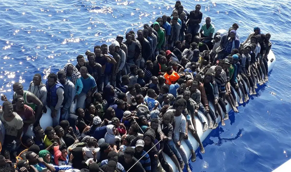 Al menos 2 mil 406 personas murieron en el Mediterráneo intentando llegar a Europa en 2022. Cortesía