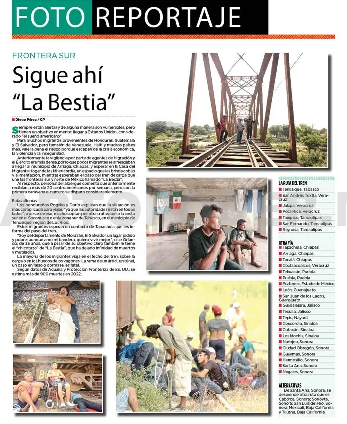 Sigue ahí “La Bestia”