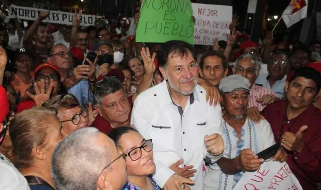 Noroña niega que LTG tengan semilla comunista