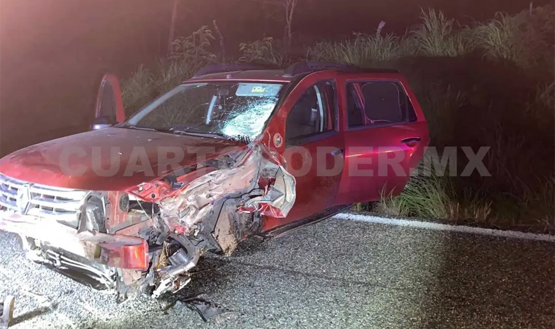 Percance deja a dos personas lesionadas