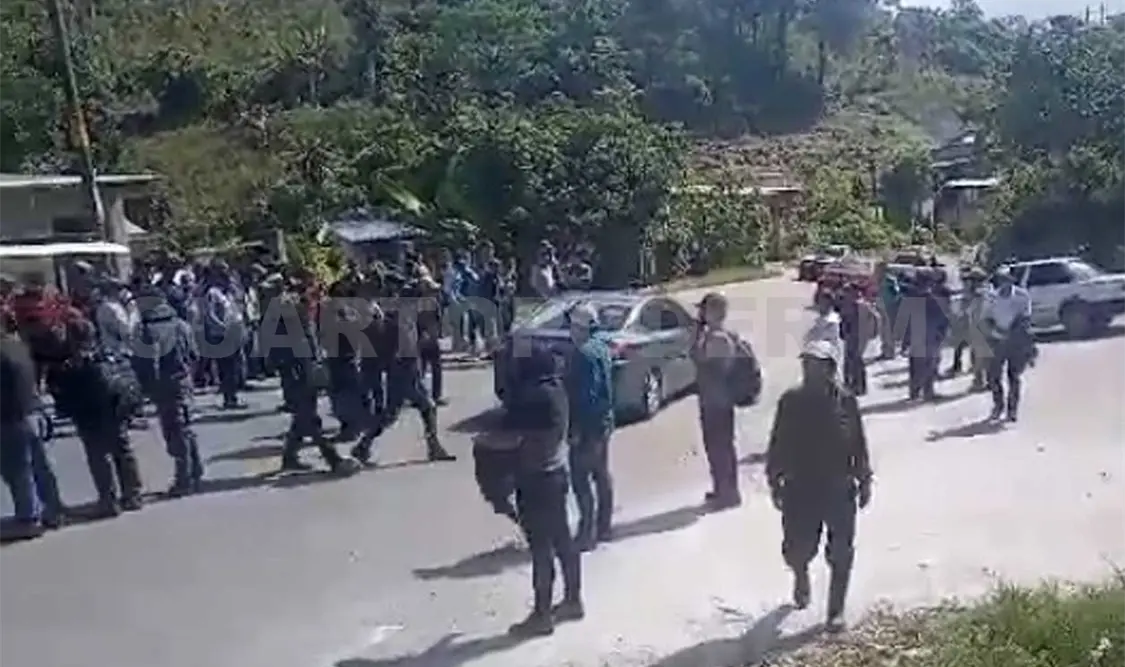 Volanteo en el tramo San Cristóbal-Ocosingo