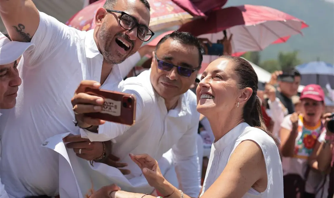 Desde Veracruz, Sheinbaum celebra los logros de la 4T