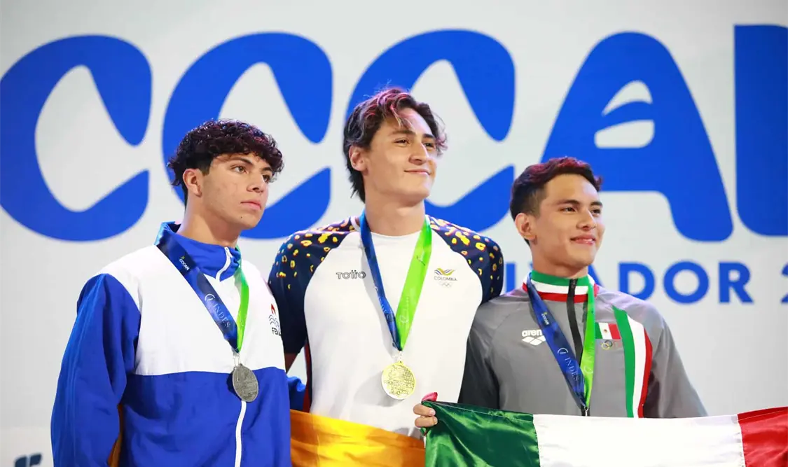 José Octavio Pérez Rosales sumó medalla de bronce para la selección de México. Cortesía