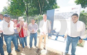 Rutilio Escandón inauguró Sistema de Agua Potable