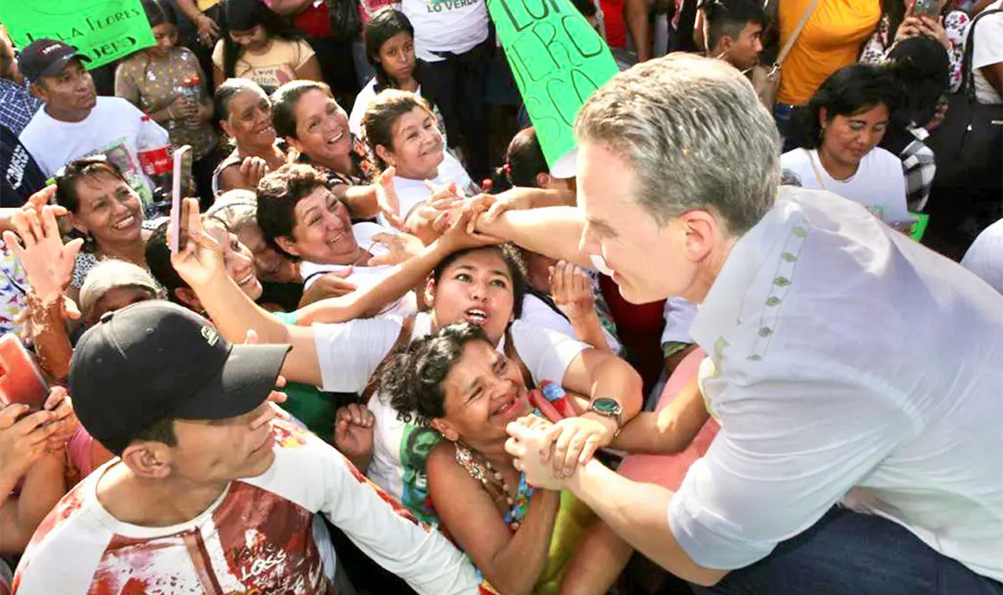 Con la fuerza de la gente se logra la transformación del país