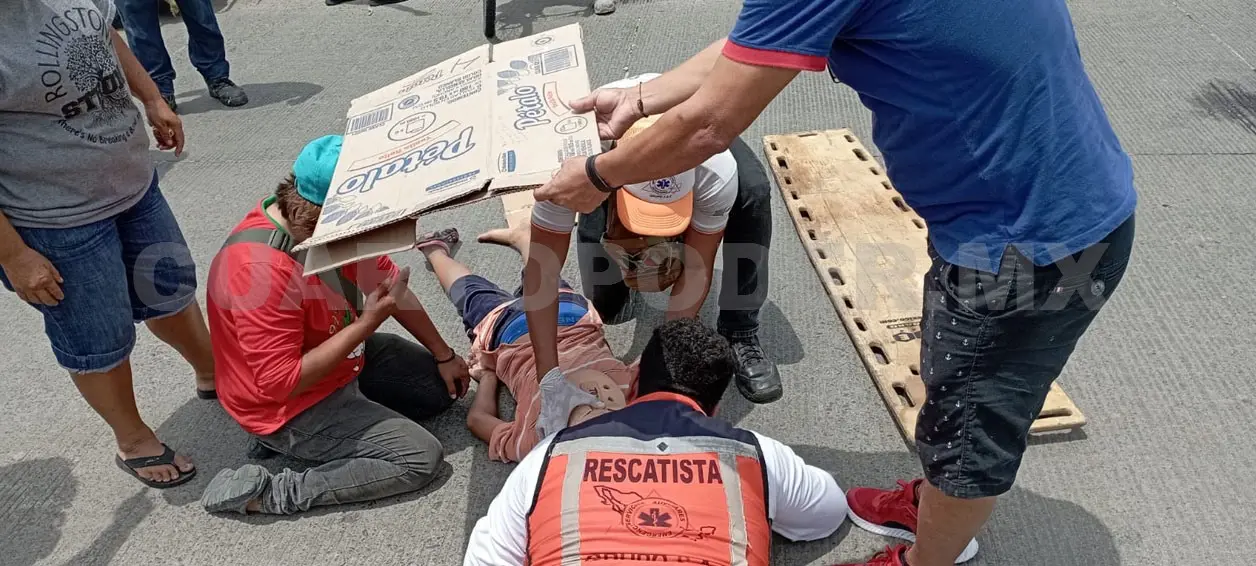Niño queda grave al ser atropellado