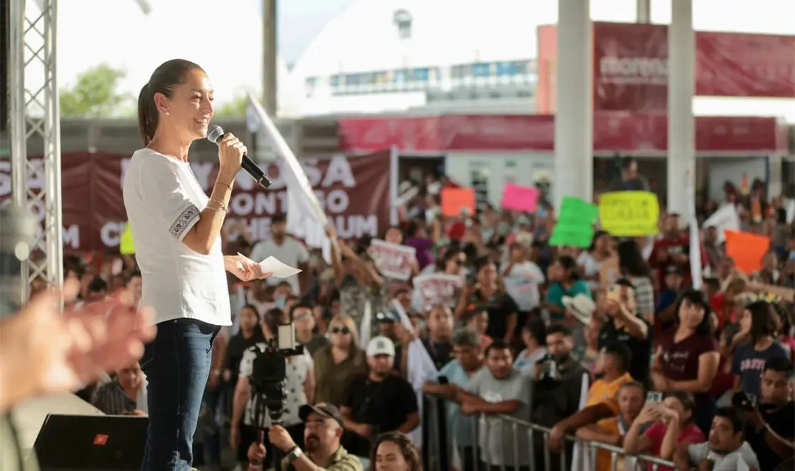 Claudia Sheinbaum concluye recorridos por el noreste