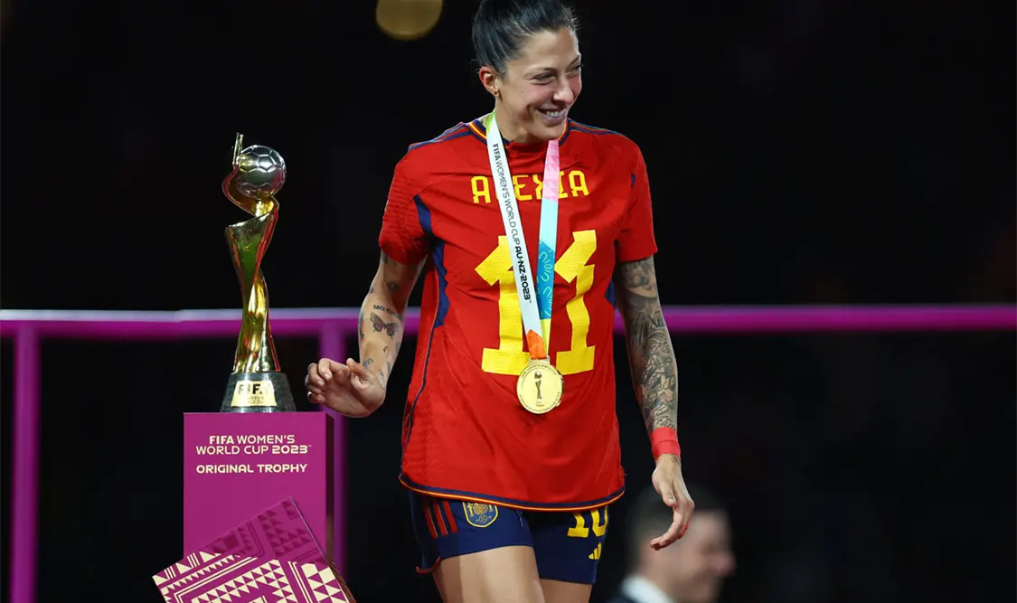 Jennifer Hermoso se pronuncia sobre beso