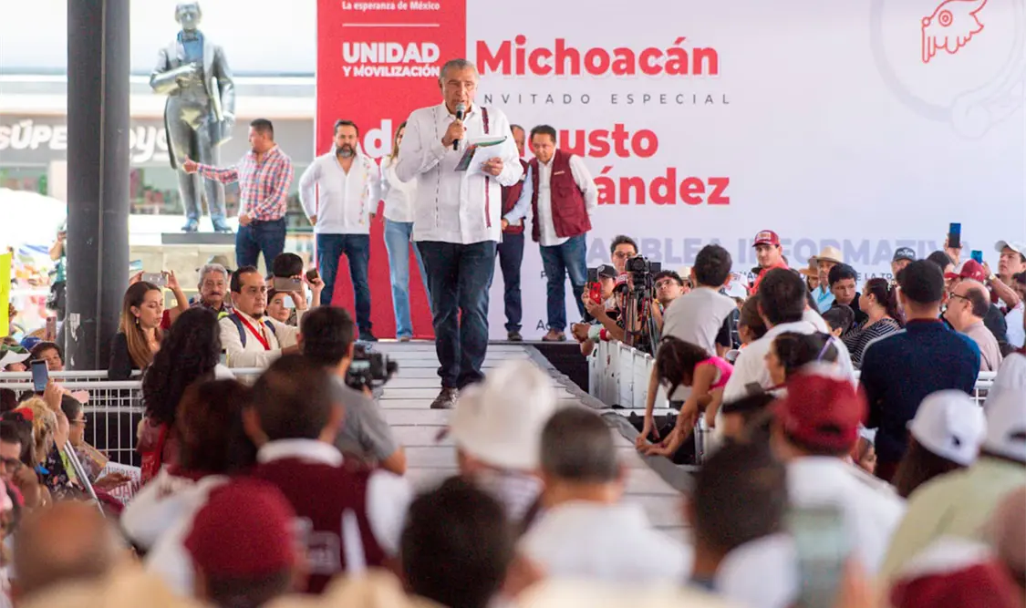 No les vamos a fallar, expresó Adán desde el sureste