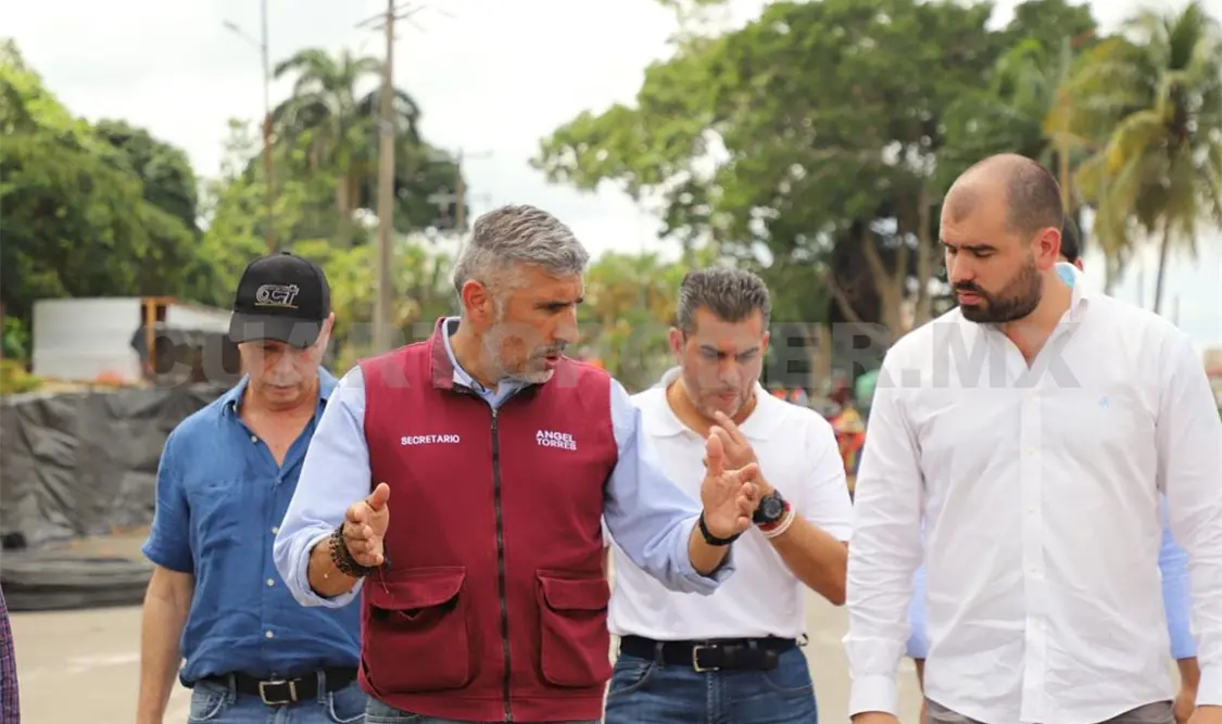 Realizan seguimiento a la obra del paso a desnivel
