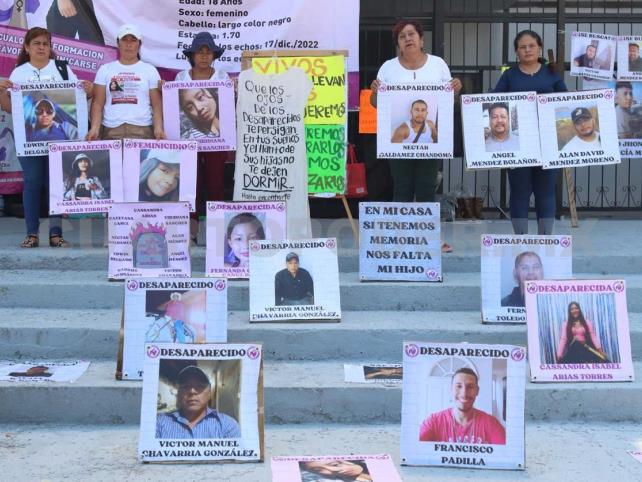 Madres de desaparecidos suman esfuerzos