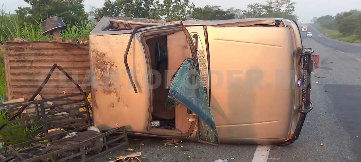 Trailero casi mata a conductor de camioneta