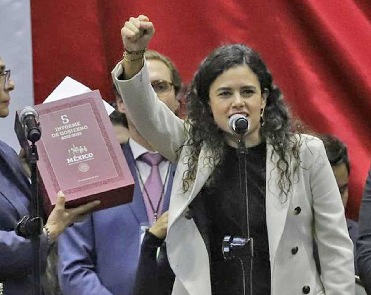 Luisa María Alcalde Entrega V Informe De Gobierno