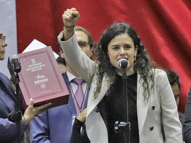 Luisa María Alcalde entrega V Informe de Gobierno