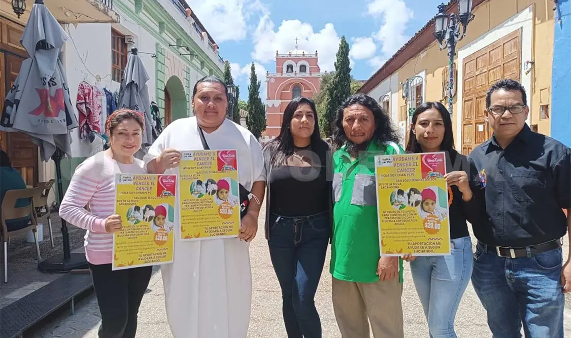 Buscan apoyar a niña lacandona con cáncer