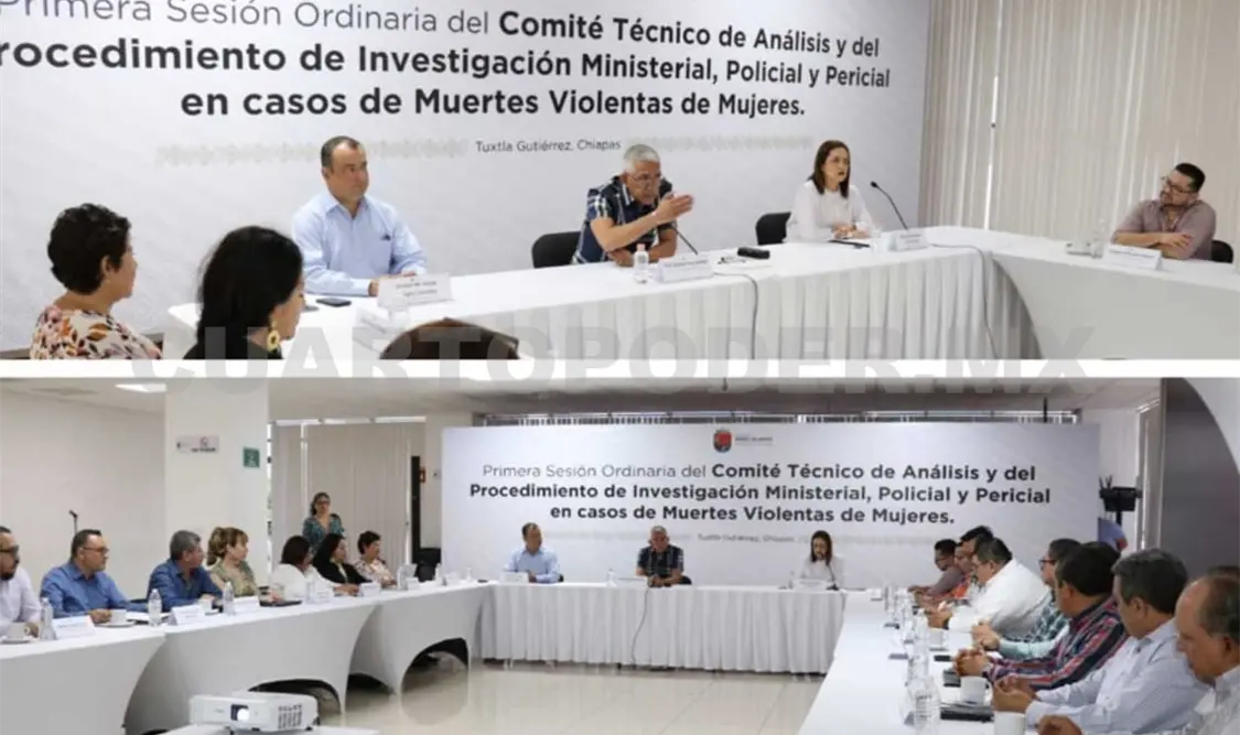 En esta sesión también se informó sobre las nuevas instalaciones de la Fiscalía contra Feminicidio. CP