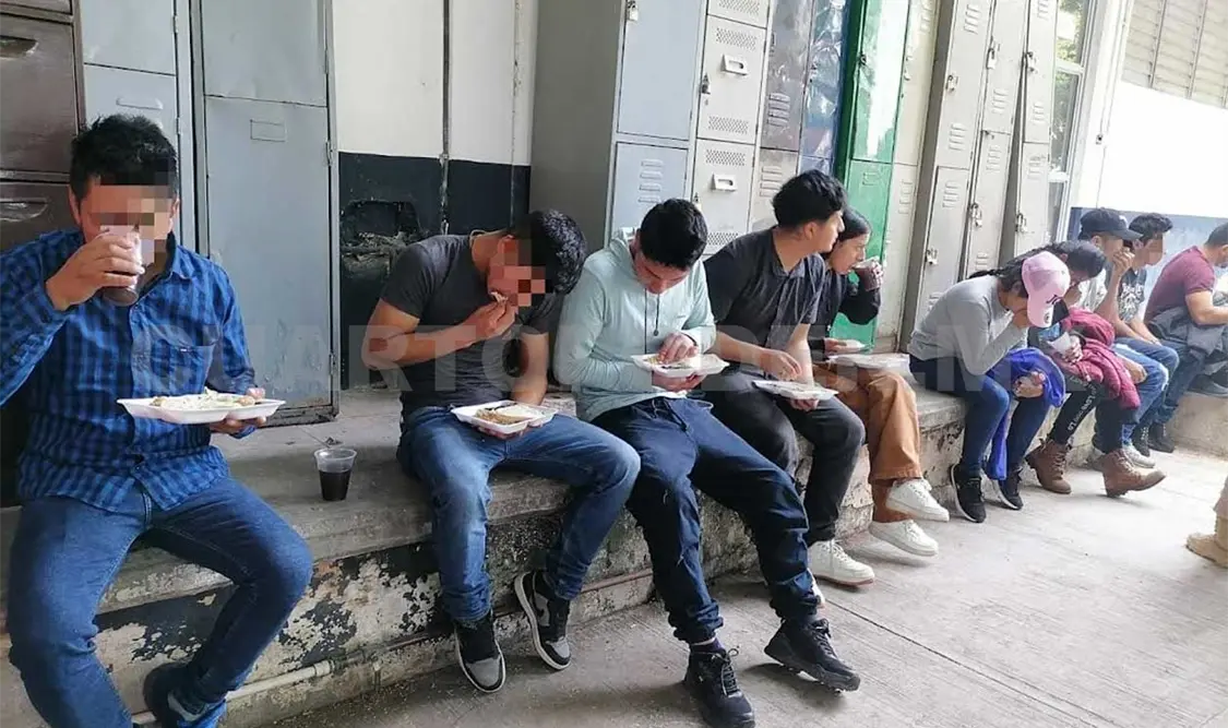 Los extranjeros fueron entregados al personal del Instituto Nacional de Migración. CP