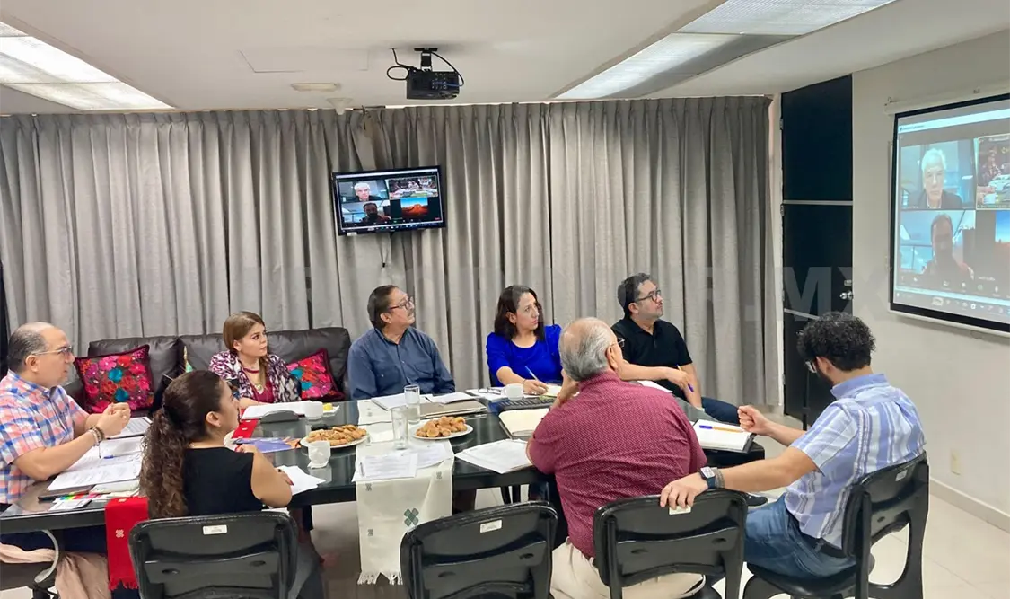 Participa Enoc Gordillo en reunión virtual con Inifed
