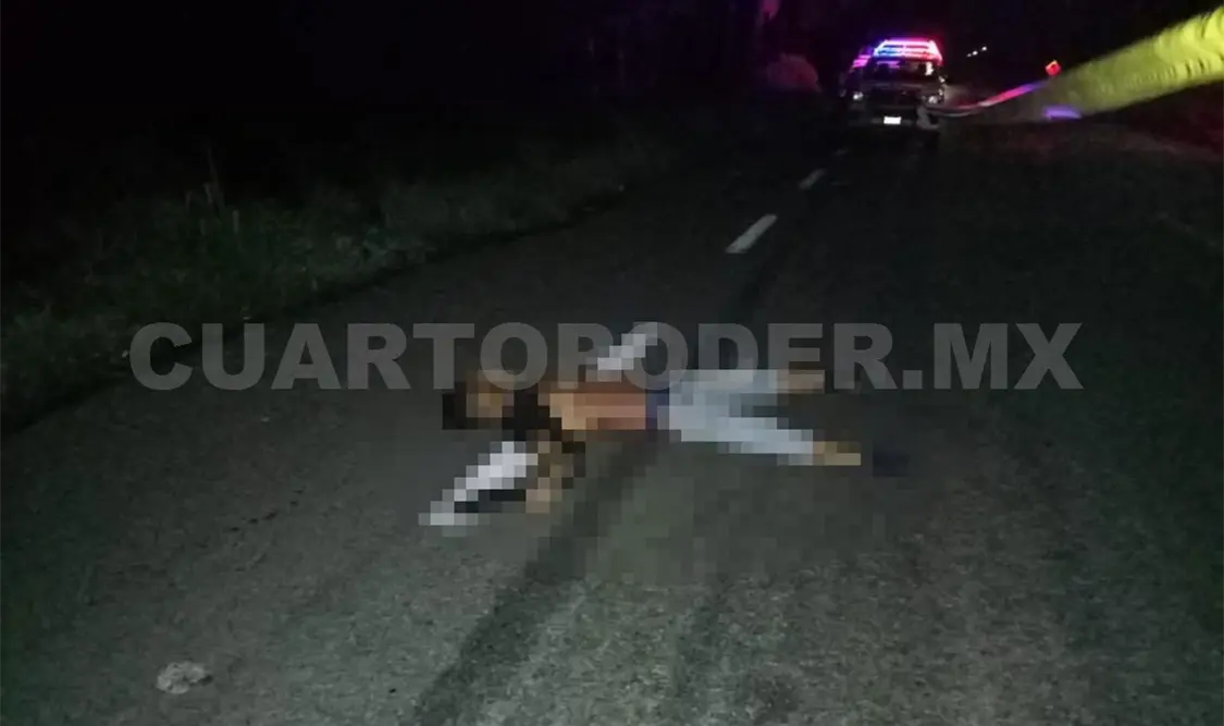 Presunto migrante muere arrollado