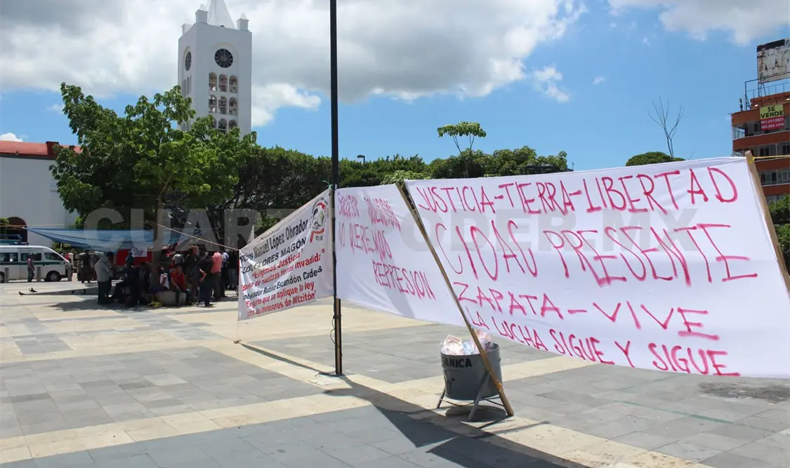 Ejidatarios exigen restitución de tierras