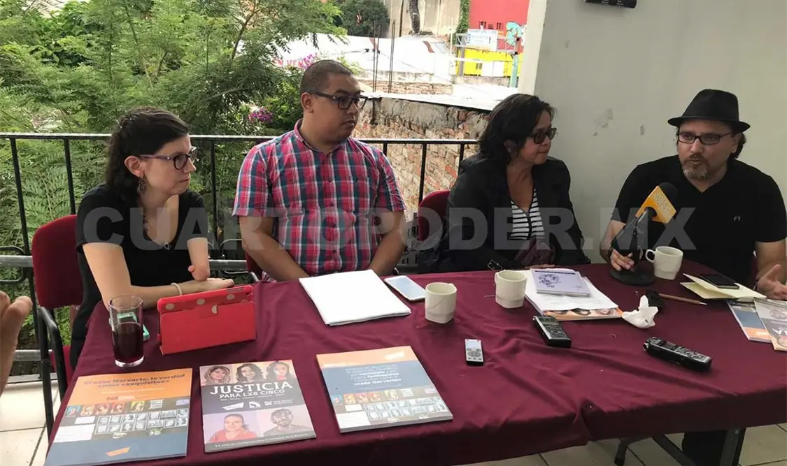 Las familias, aseguraron, seguirán en lucha hasta que haya justicia por el multihomicidio de la Narvarte. Andrés Domínguez / CP