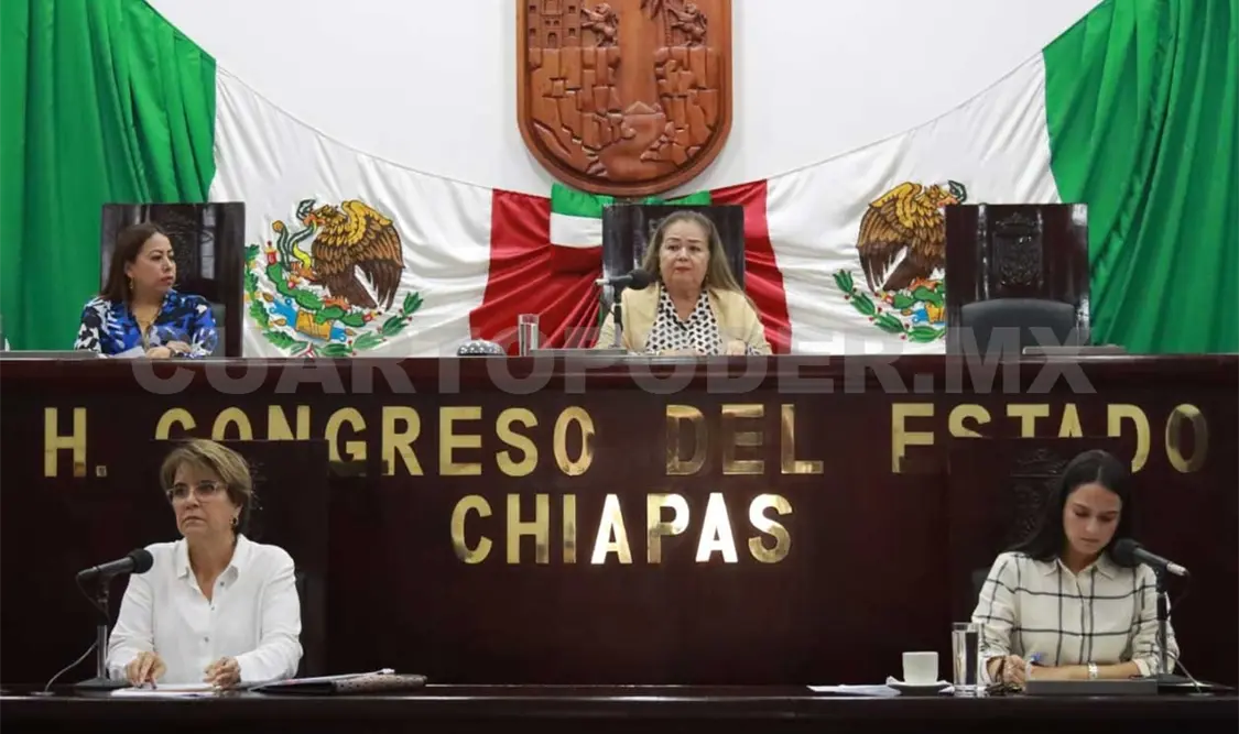 La aprobación se dio en la sesión extraordinaria del Congreso de Chiapas. Diego Pérez / CP