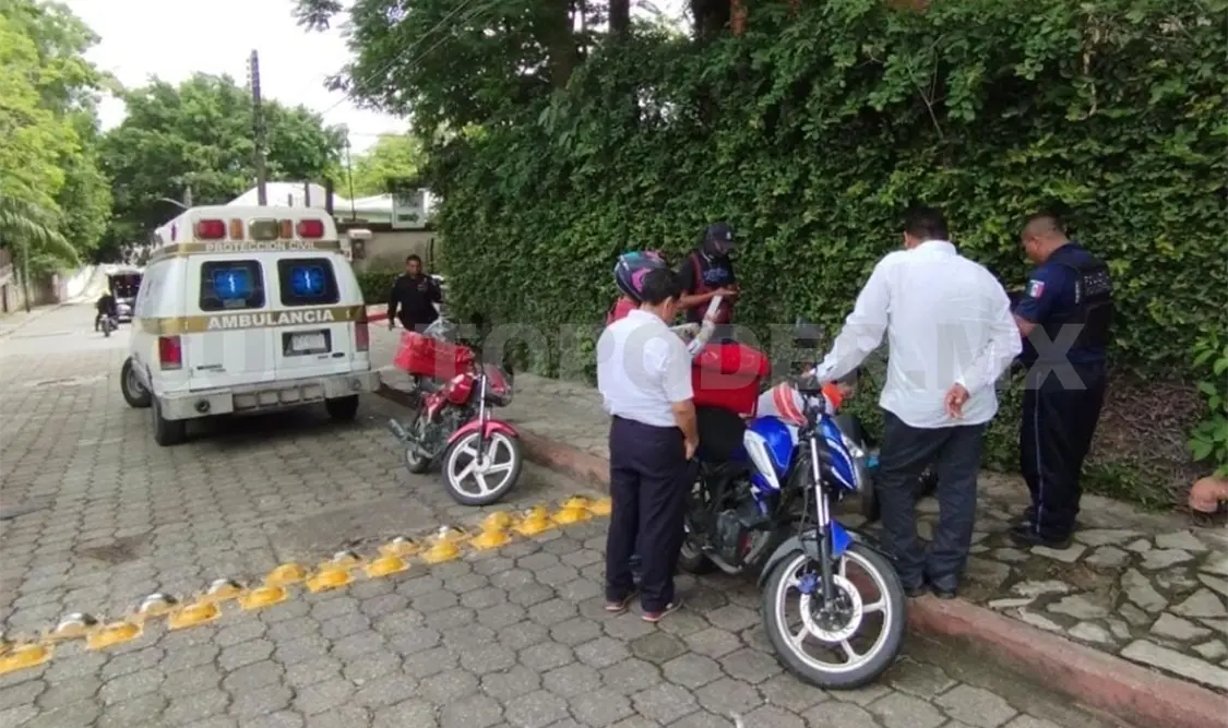 Impactado por un transporte público