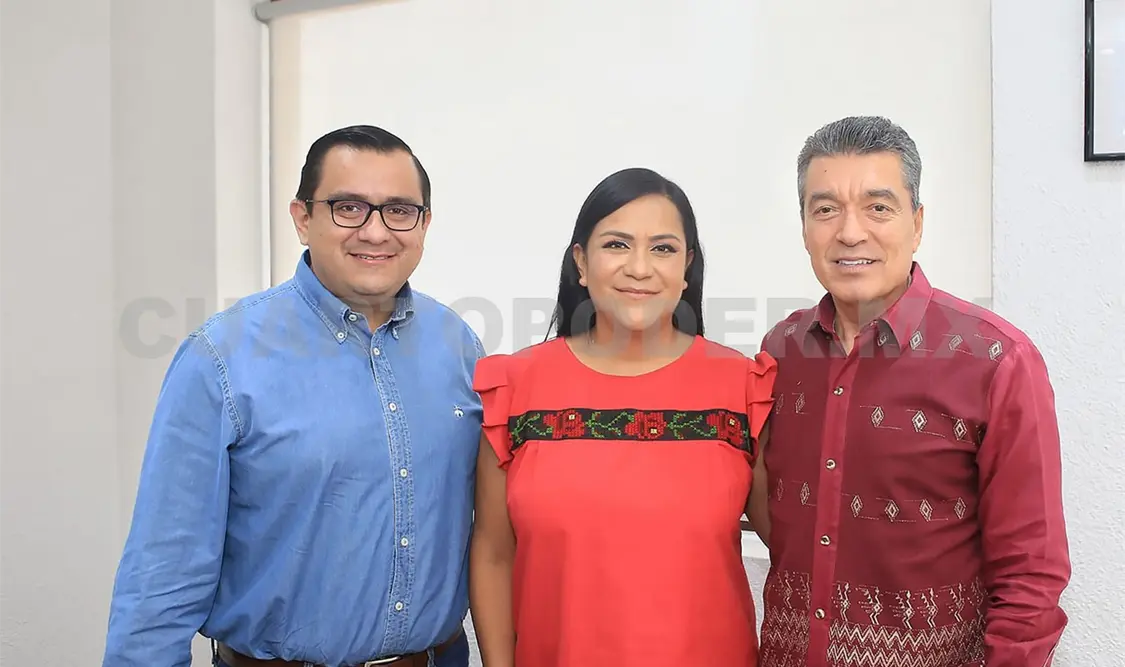 Se reúne Rutilio Escandón con Ariadna Montiel Reyes
