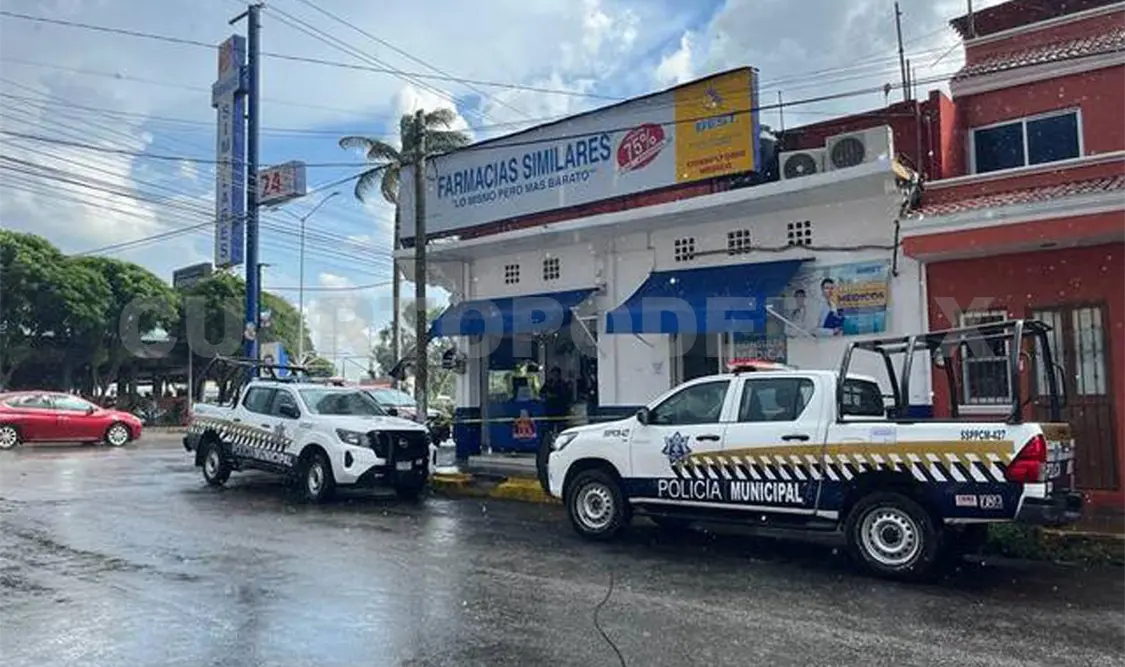 La muerte la sorprende en una farmacia