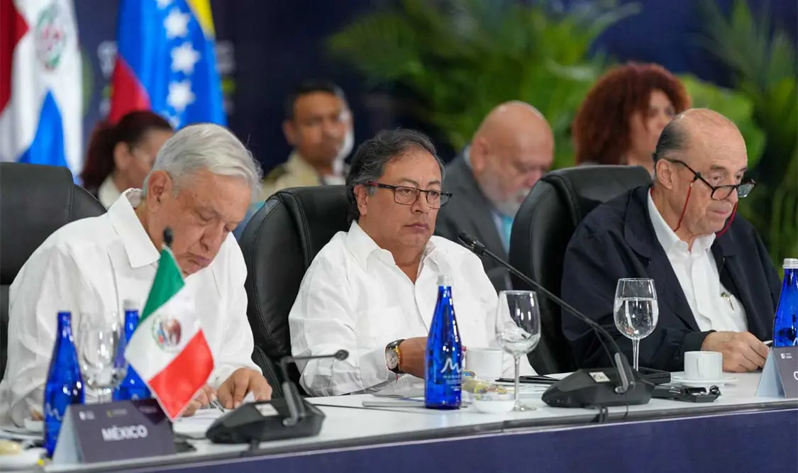 Petro y AMLO recogieron las conclusiones de la Conferencia Latinoamericana. Cortesía