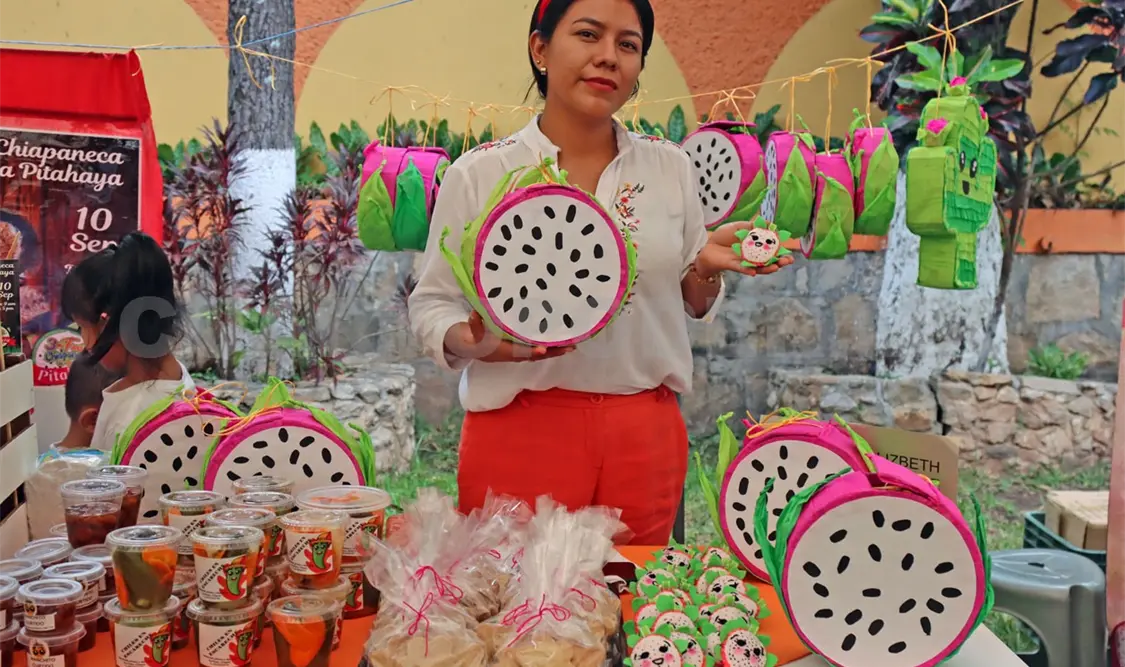 Realizan tercera feria chiapaneca de la pitahaya